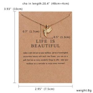Life is Beautiful 18K Gold Dipped Necklace